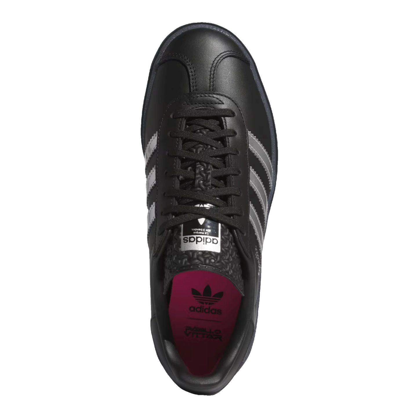 adidas Gazelle Bold Pride Pabllo Vittar Core Black Silver Metallic Lucid Pink (W) Oben
