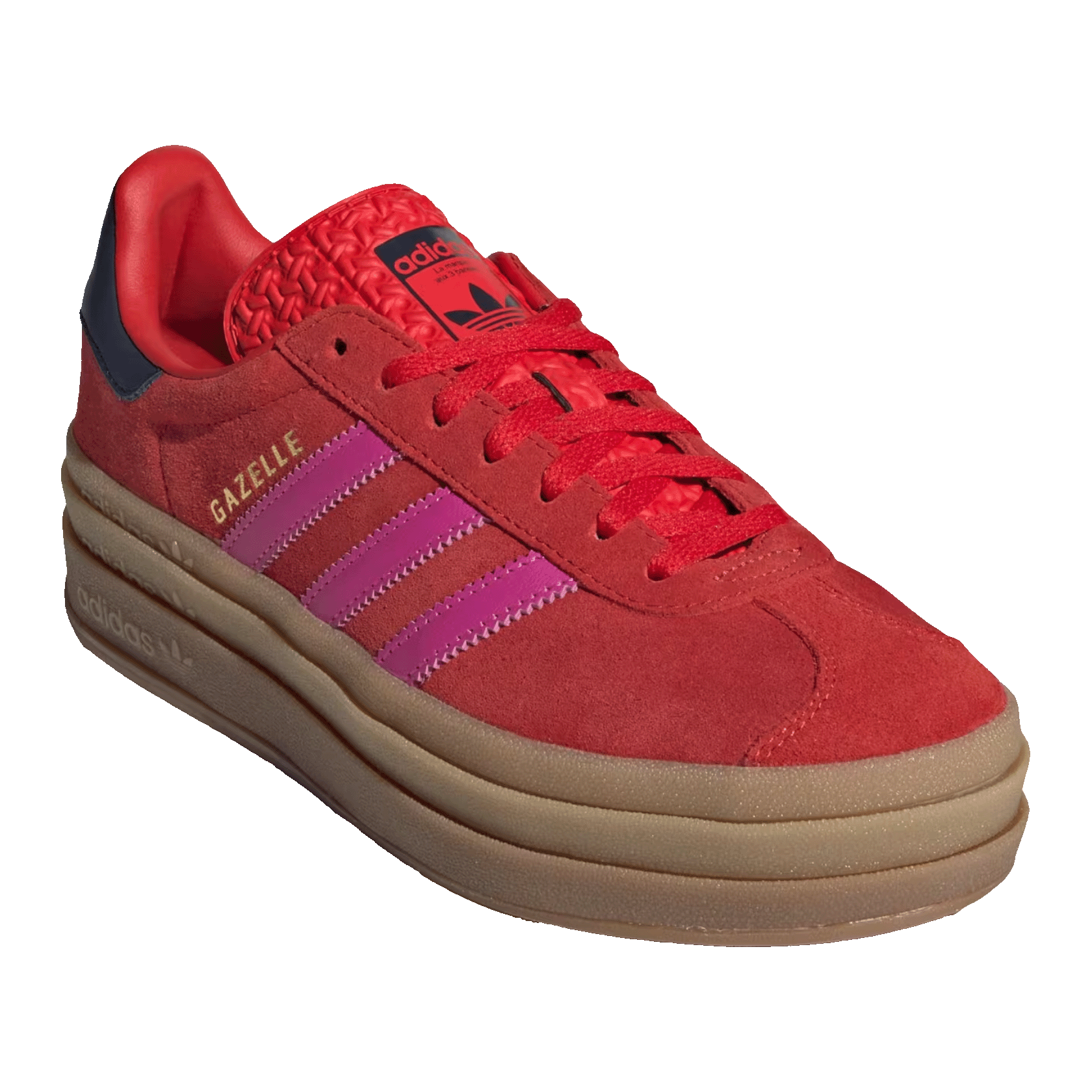 adidas Gazelle Bold Red Semi Lucid Fuchsia (W) Side
