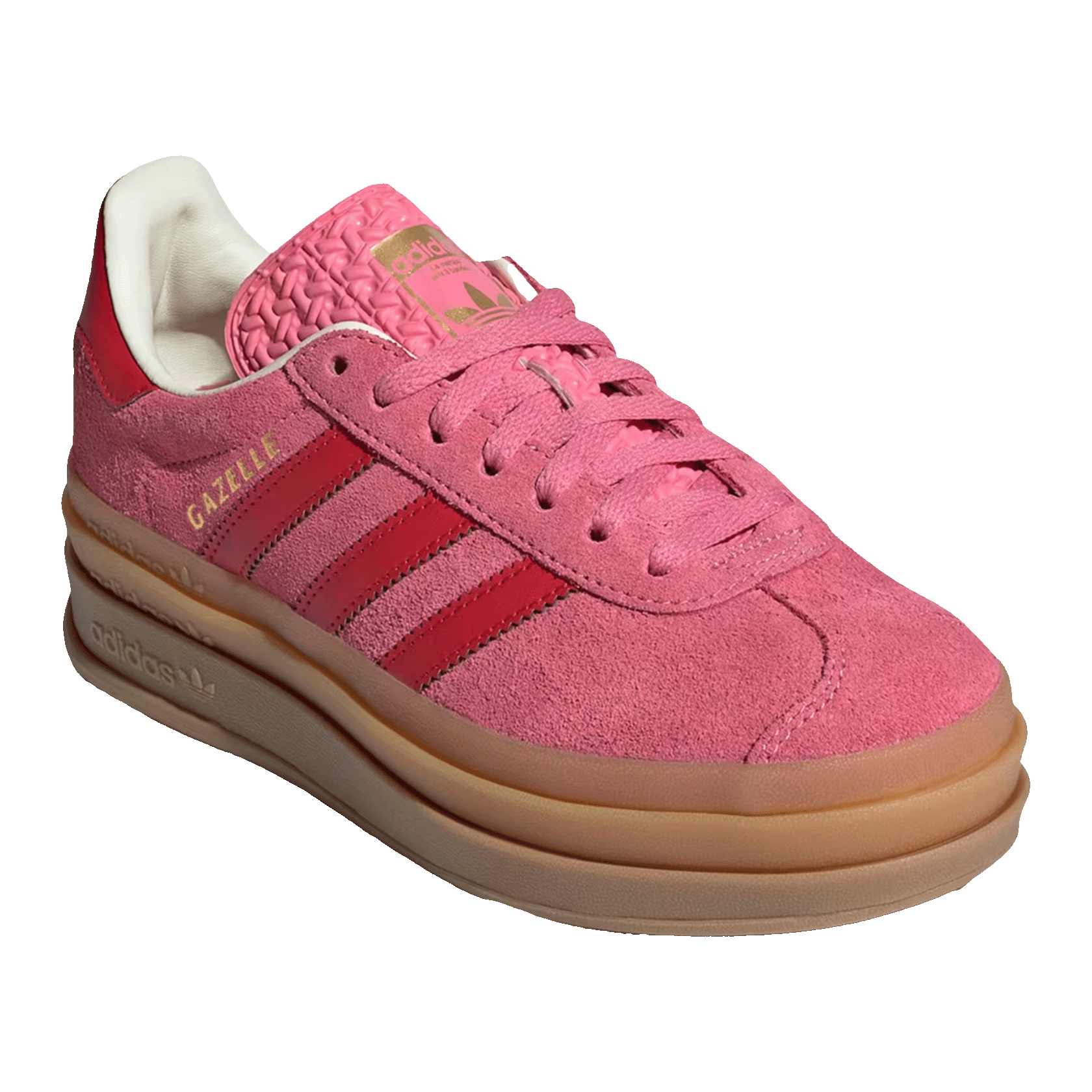 adidas Gazelle Bold Rose Tone Better Scarlet (GS) Side