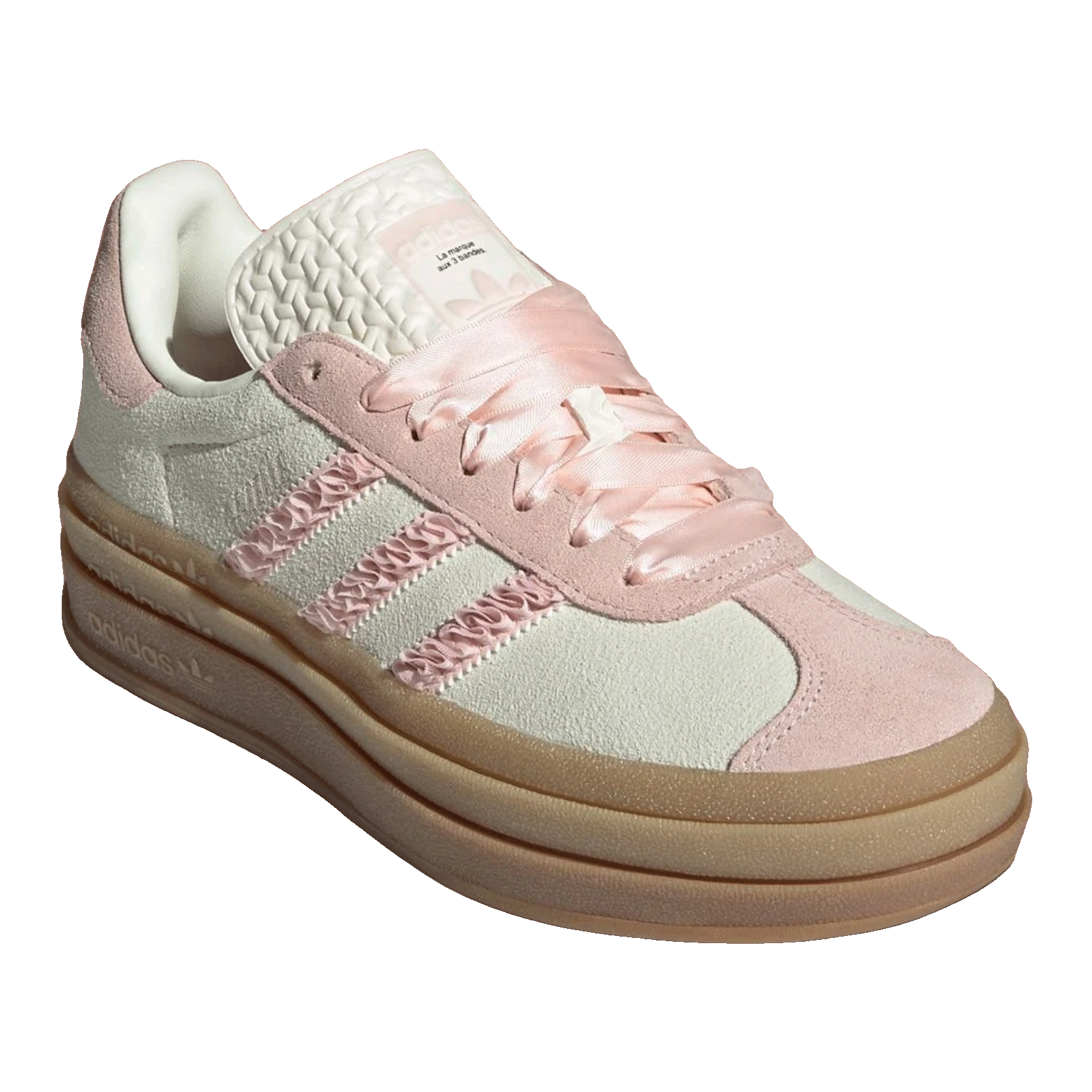 adidas Gazelle Bold Sandy Pink Ruffle (W) Side