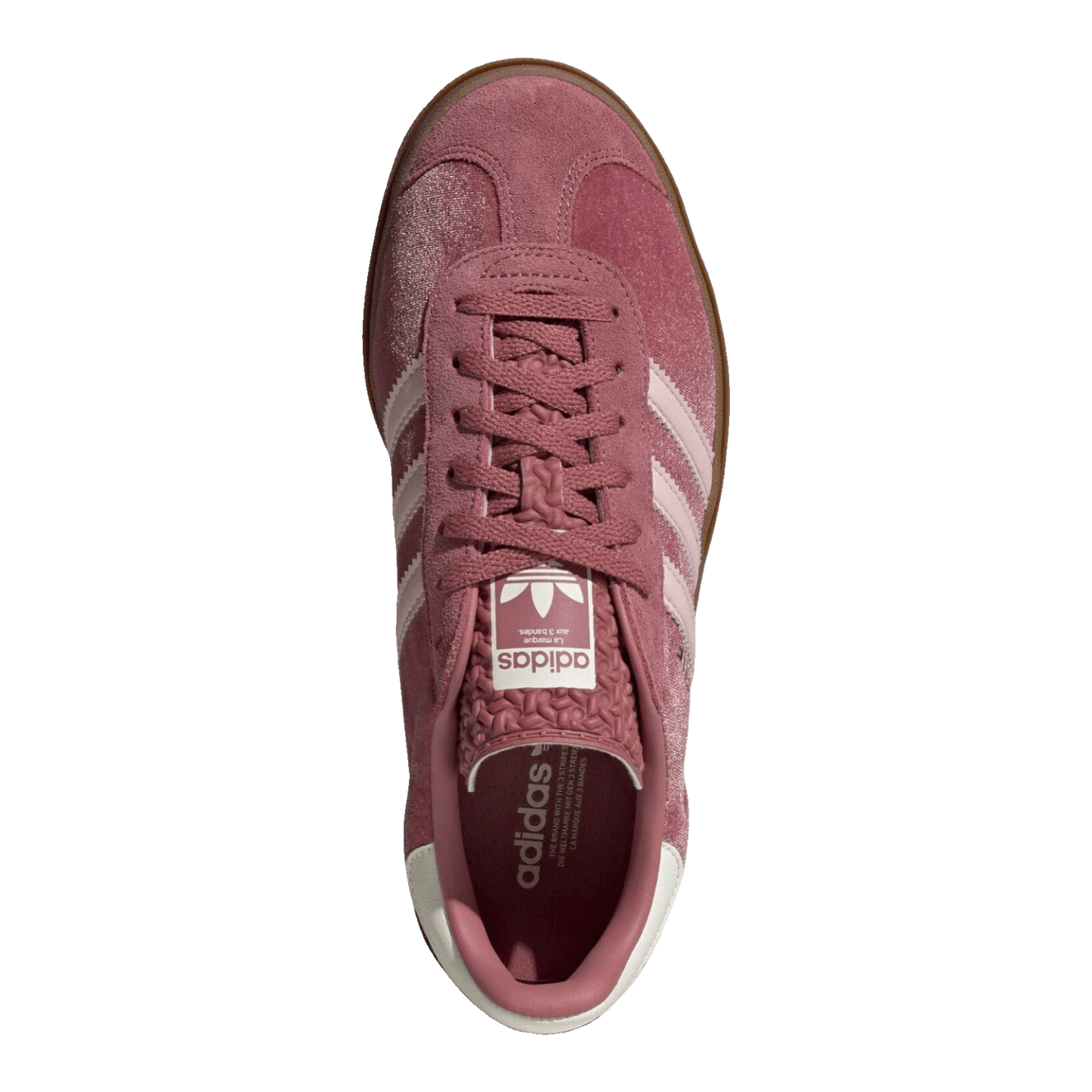 adidas Gazelle Bold Sandy Pink Velvet (W) Oben