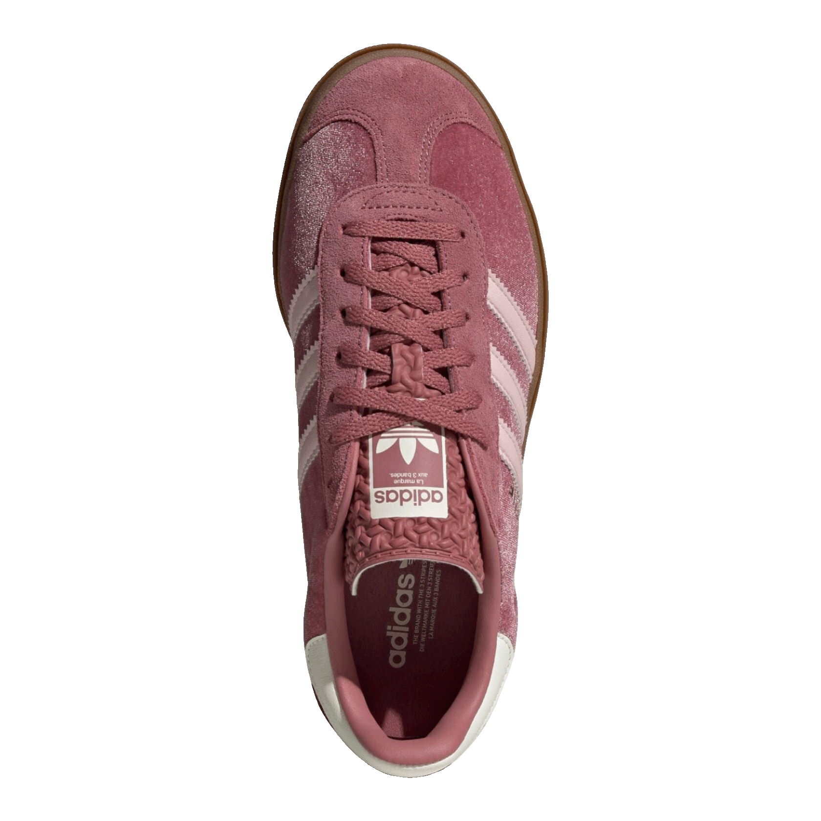 adidas Gazelle Bold Sandy Pink Velvet (W) Oben