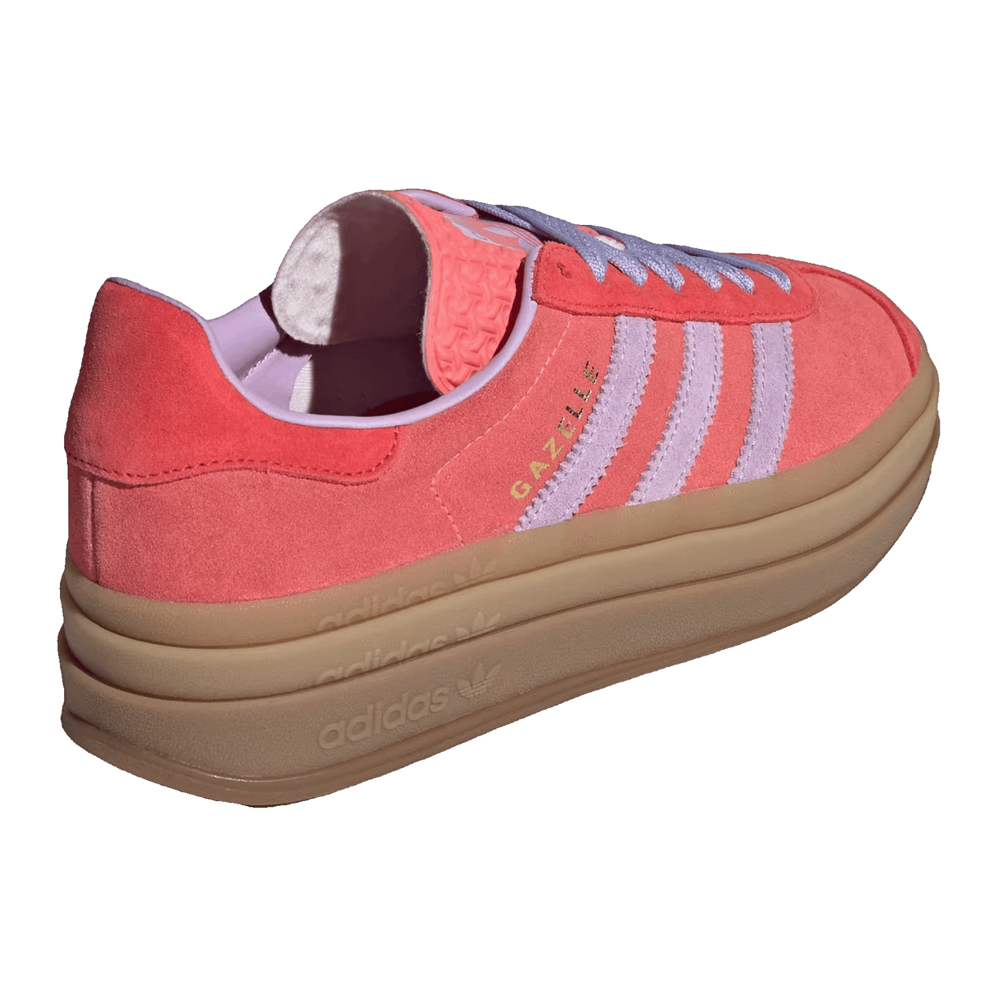 adidas Gazelle Bold Semi Flash Red Powder Plum (W) Back IH4212