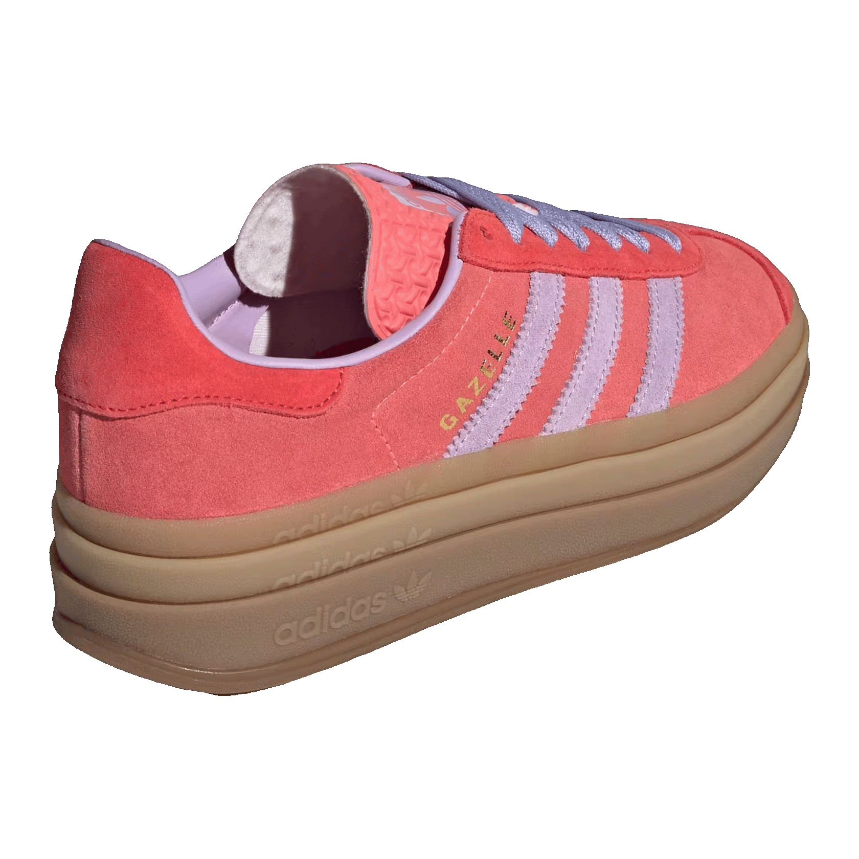 adidas Gazelle Bold Semi Flash Red Powder Plum (W) Back IH4212