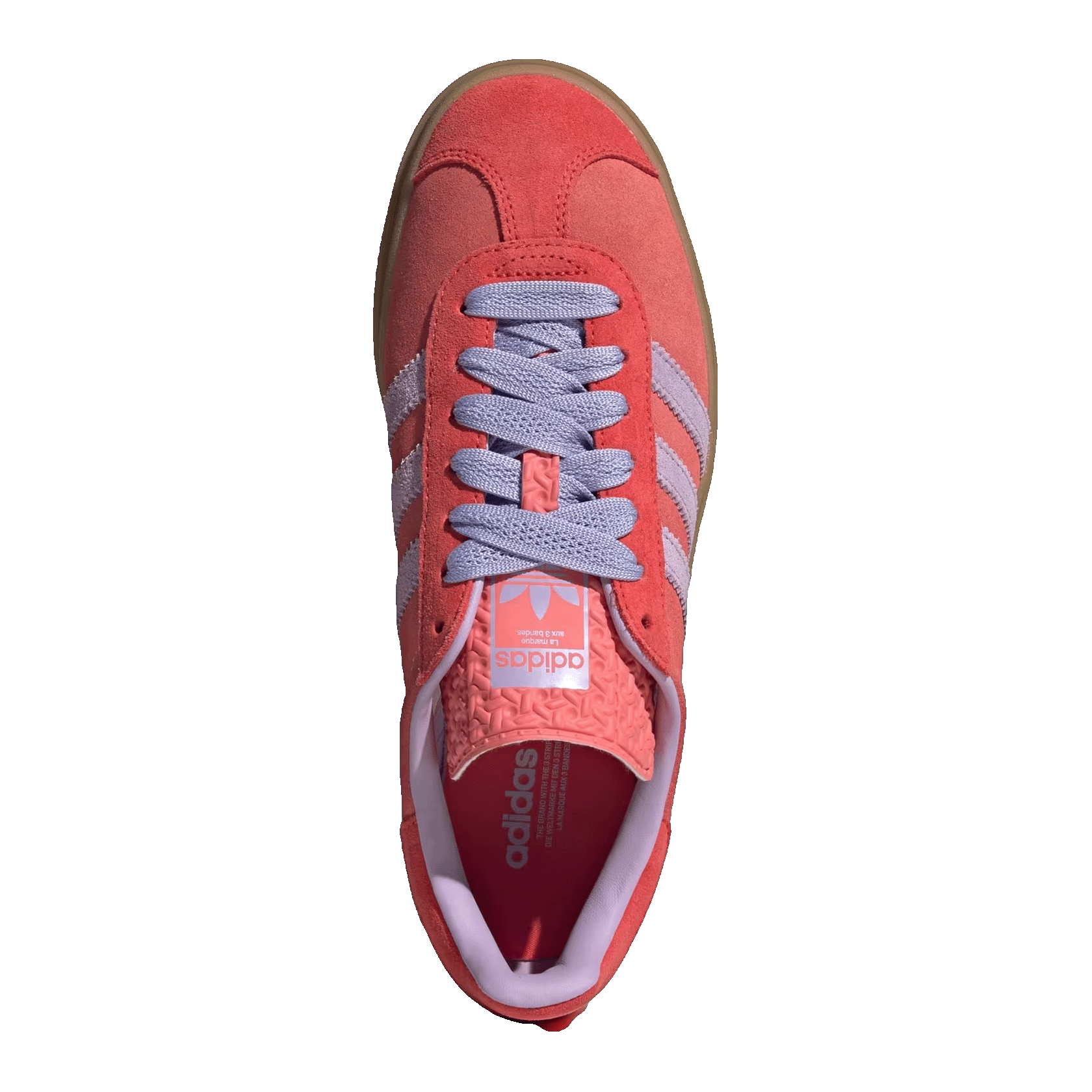 adidas Gazelle Bold Semi Flash Red Powder Plum (W) Oben IH4212