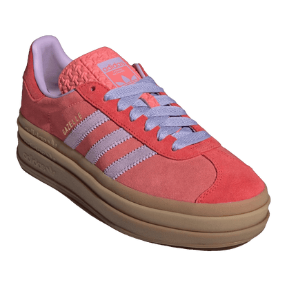 adidas Gazelle Bold Semi Flash Red Powder Plum (W) Side IH4212