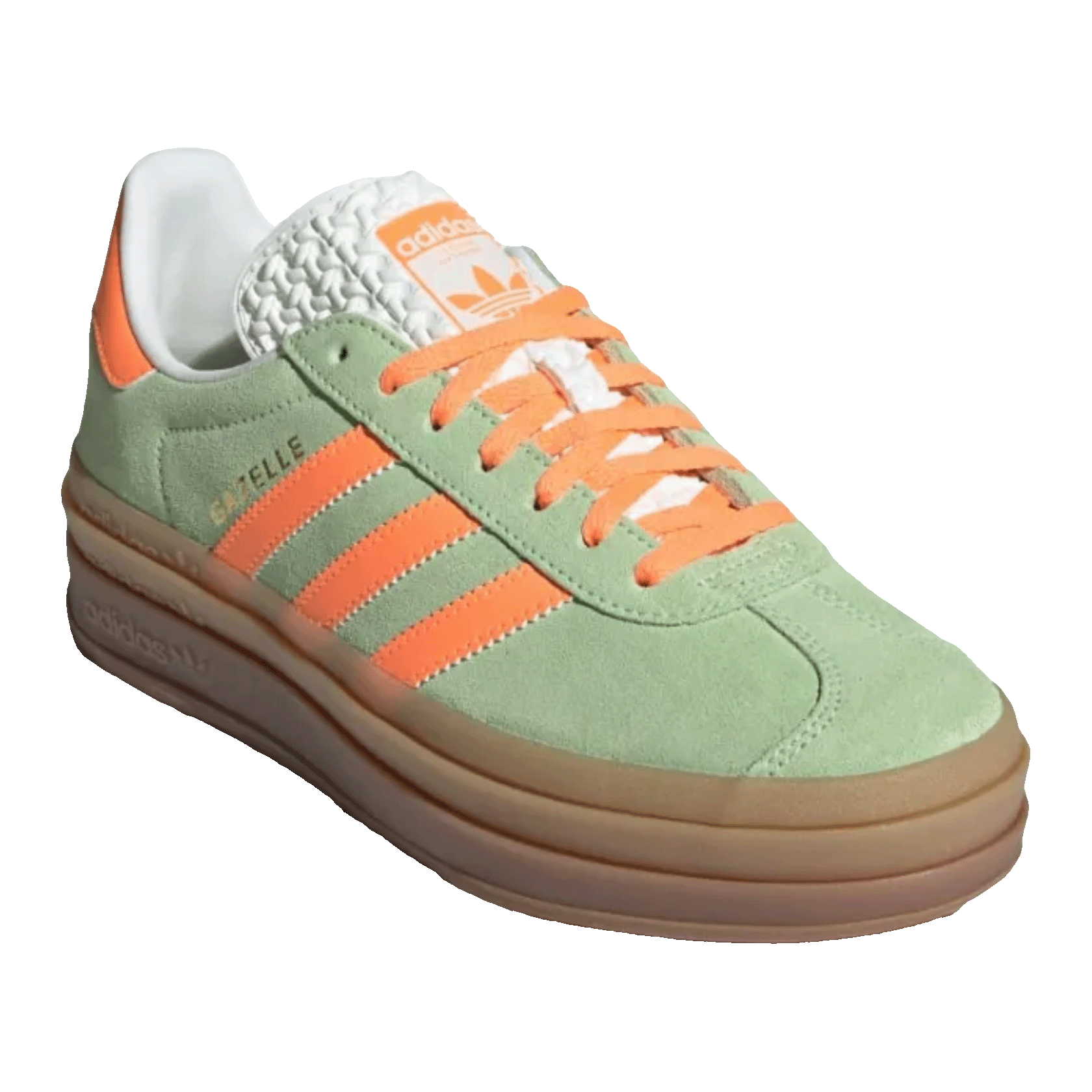 adidas Gazelle Bold Semi Green Spark (W) Side