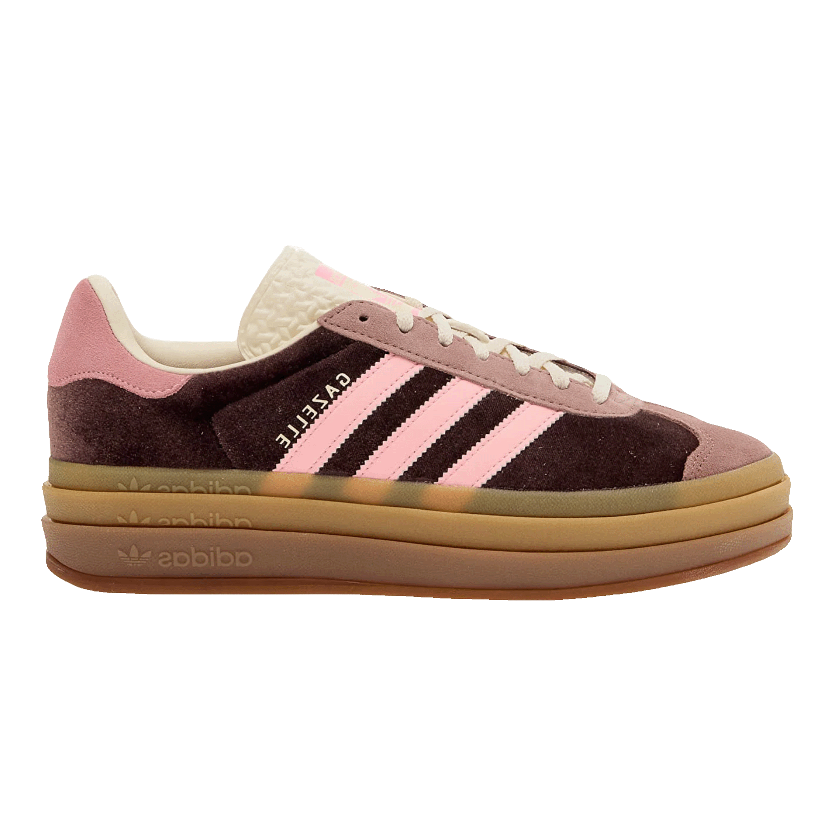 adidas Gazelle Bold Shadow Brown Warm Clay Glow Pink (W)