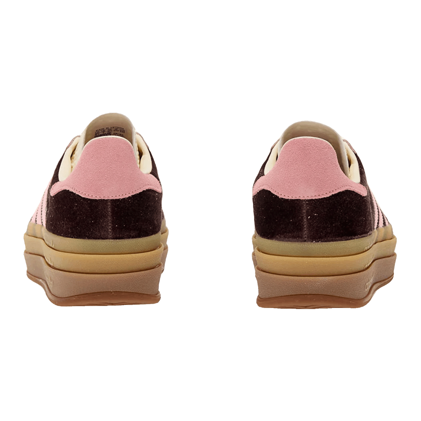 adidas Gazelle Bold Shadow Brown Warm Clay Glow Pink (W) Back