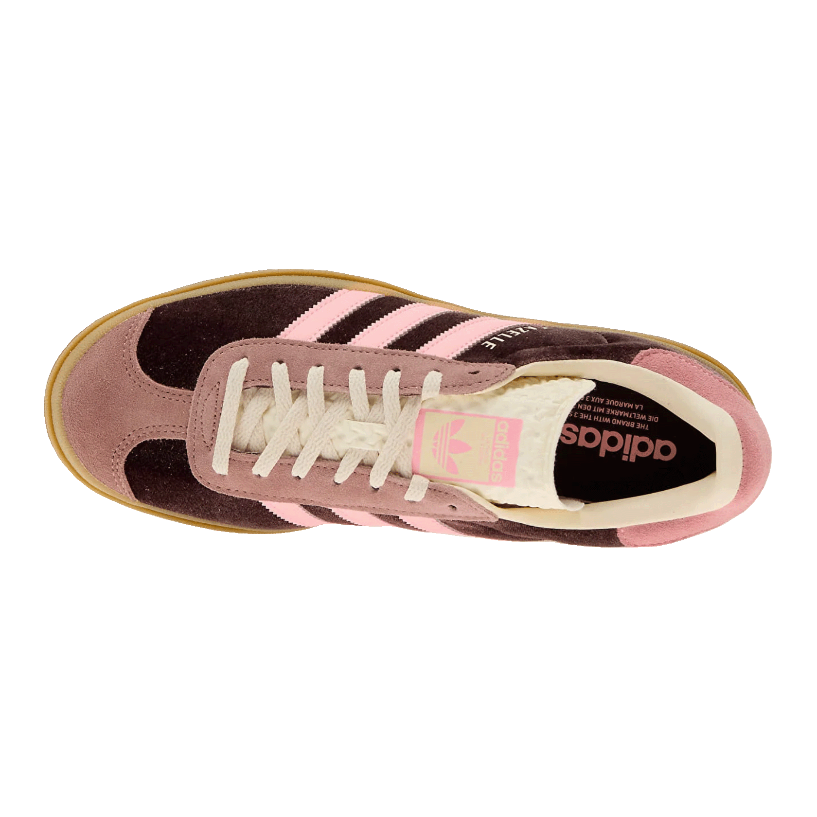 adidas Gazelle Bold Shadow Brown Warm Clay Glow Pink (W) Oben