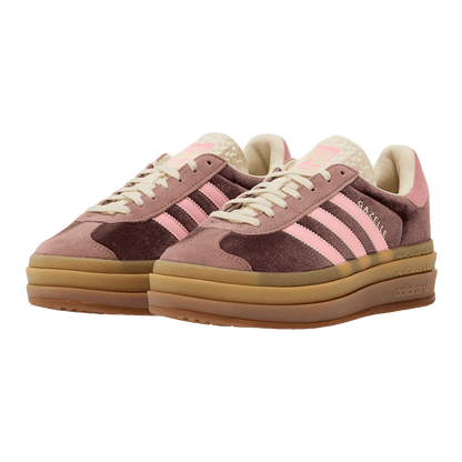 adidas Gazelle Bold Shadow Brown Warm Clay Glow Pink (W) Side