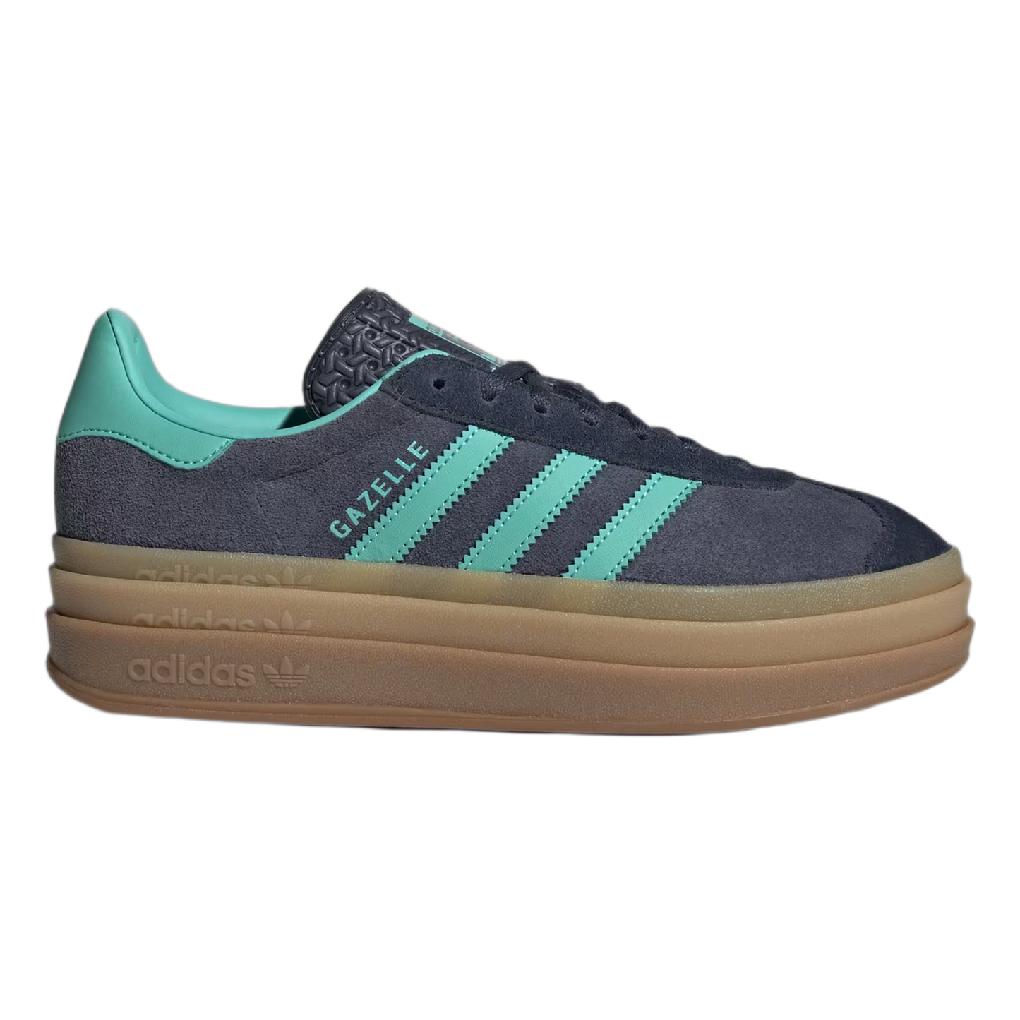 adidas Gazelle Bold Shadow Navy Acid Mint Legend Ink (W) JQ6437
