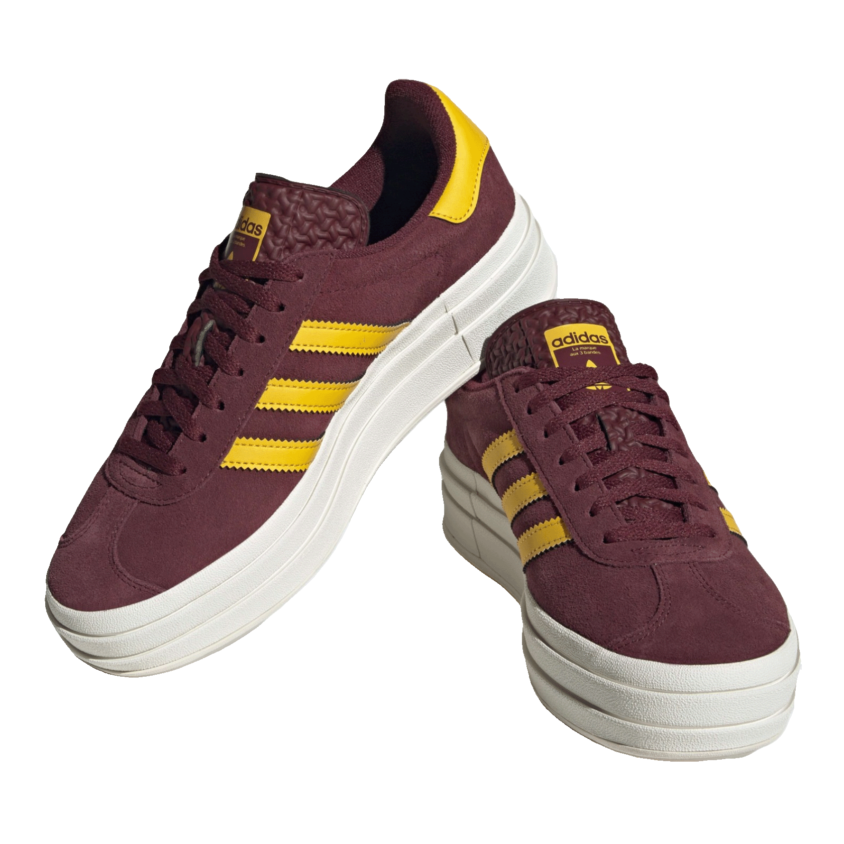 adidas Gazelle Bold Shadow Red Bold Gold (W) Side