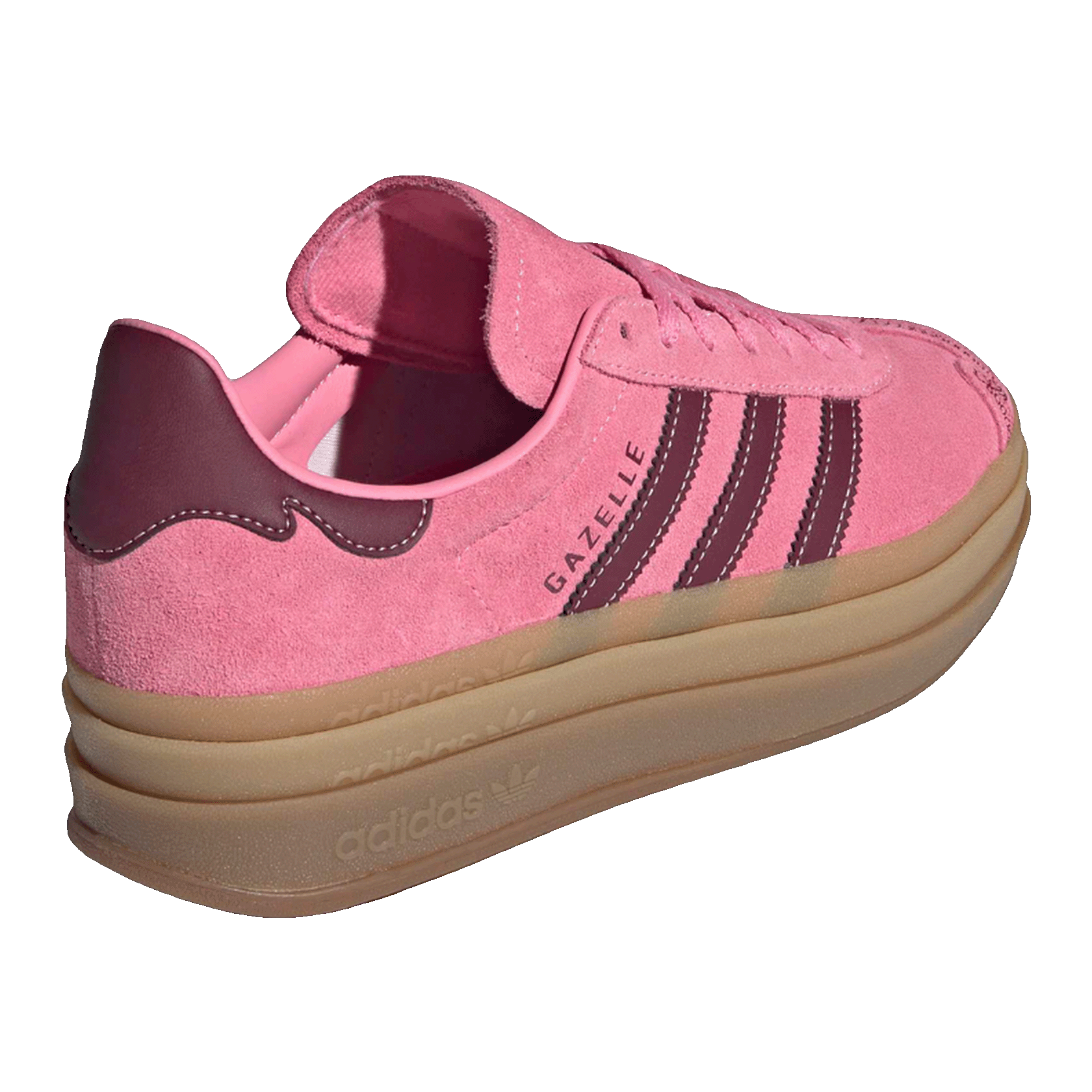 adidas Gazelle Bold Shadow Red Pink Spark (W) Back IH6697
