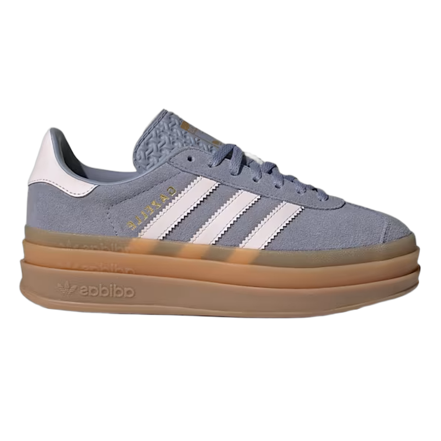 adidas Gazelle Bold Silver Violet Almost Pink Gum (GS) JQ1297