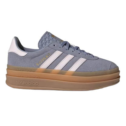 adidas Gazelle Bold Silver Violet Almost Pink Gum (GS) JQ1297