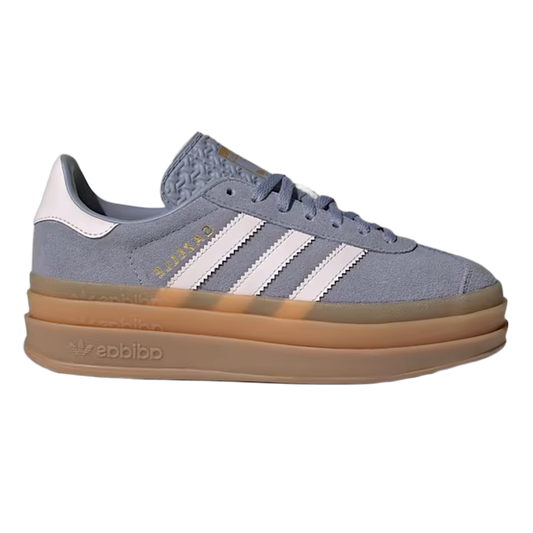 adidas Gazelle Bold Silver Violet Almost Pink Gum (GS) JQ1297