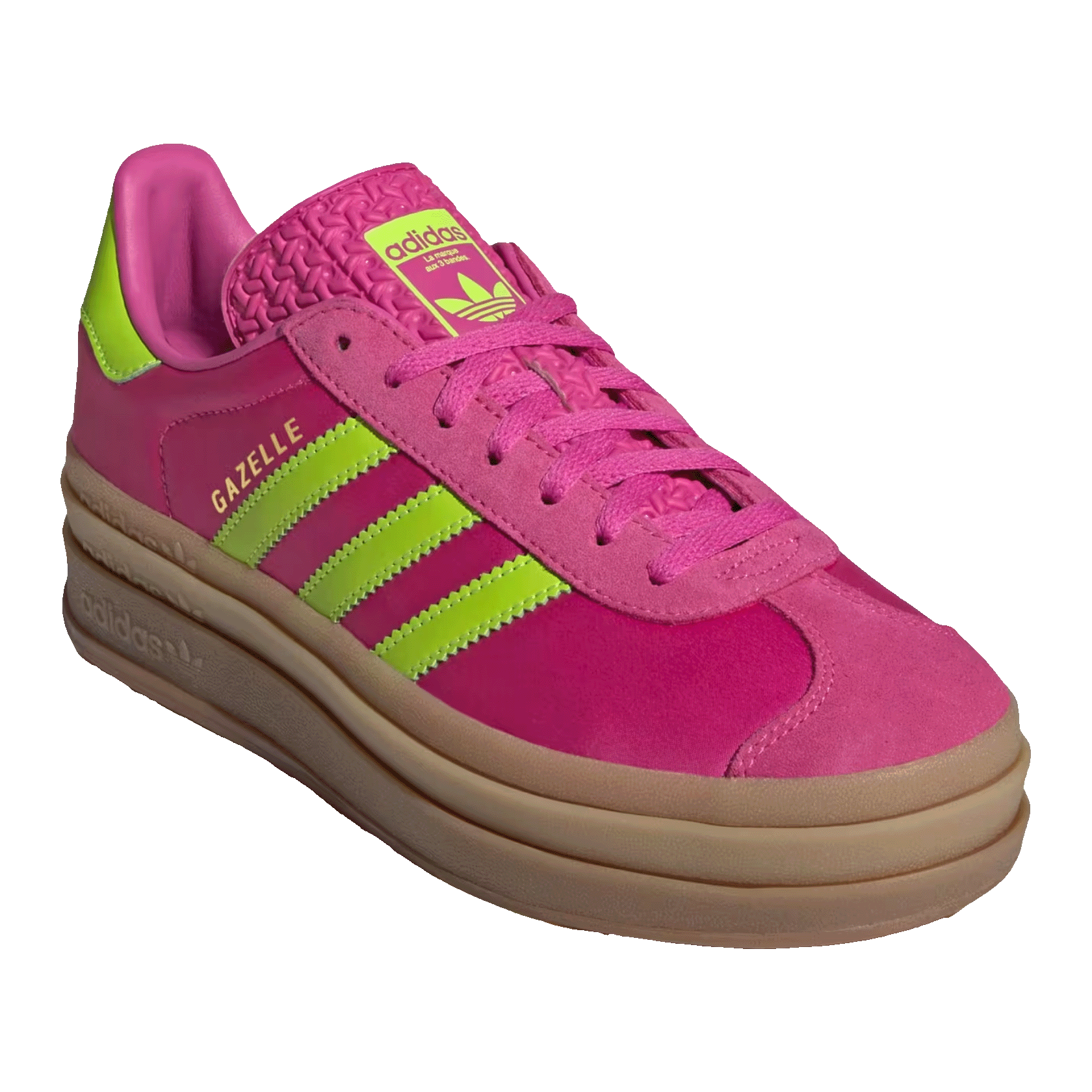 adidas Gazelle Bold Slime Fuchsia (W) Side