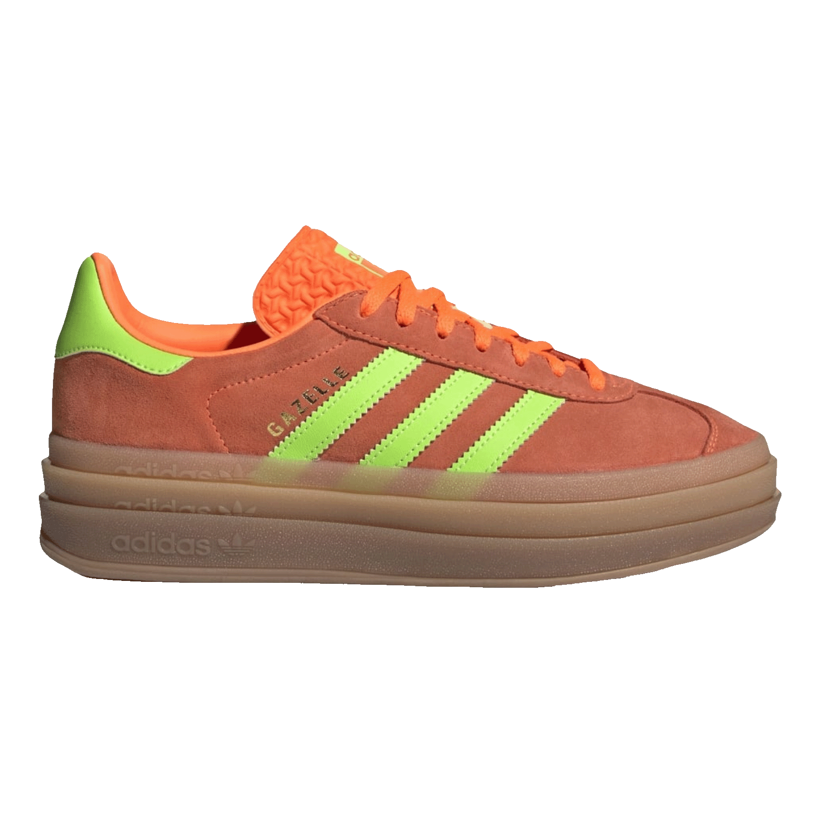 adidas Gazelle Bold Solar Orange Solar Green (W)