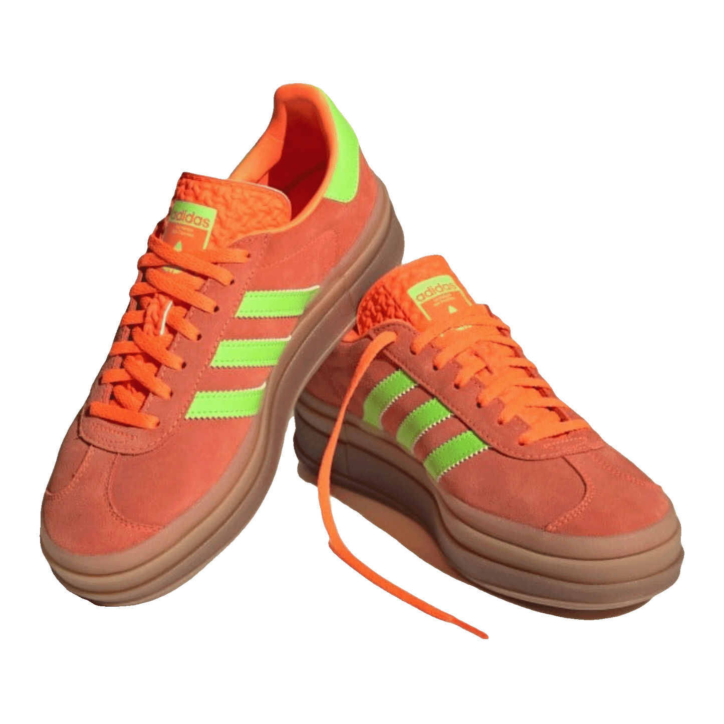 adidas Gazelle Bold Solar Orange Solar Green (W) Side