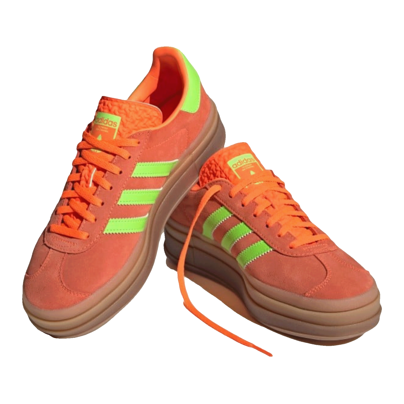 adidas Gazelle Bold Solar Orange Solar Green (W) Side