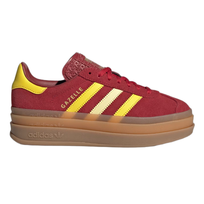 adidas Gazelle Bold Team Victory Red Yellow Gold Metallic (GS) JR5953