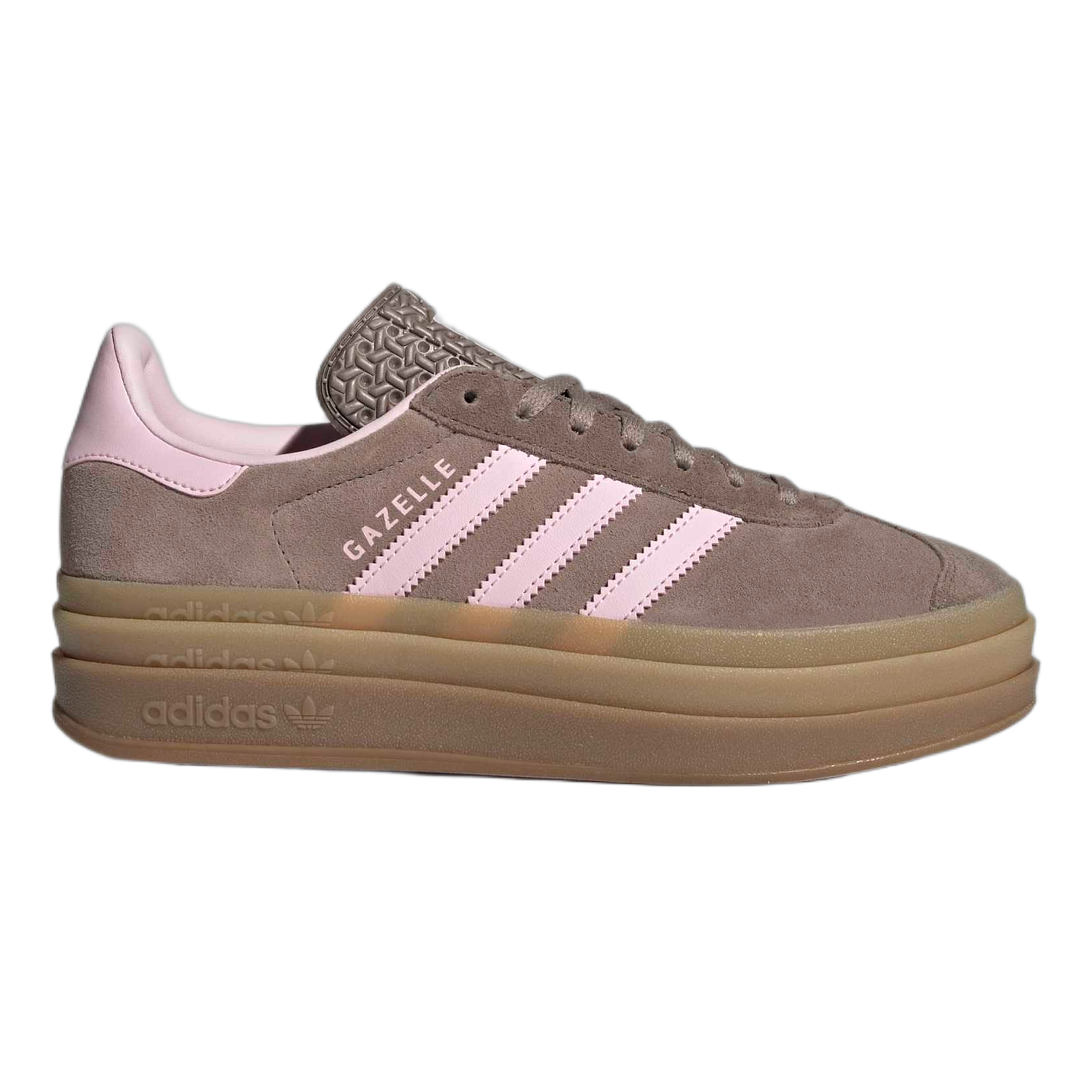 adidas Gazelle Bold Trace Brown Clear Pink (W) JQ6436