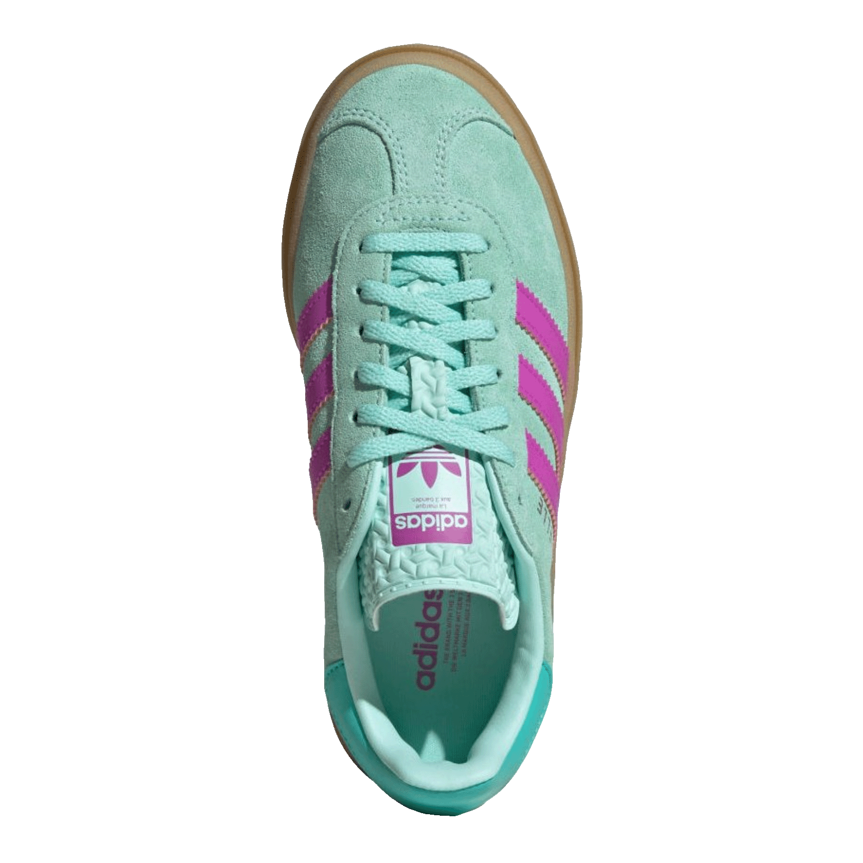 adidas Gazelle Bold Turqoise Pink (Kids) Oben