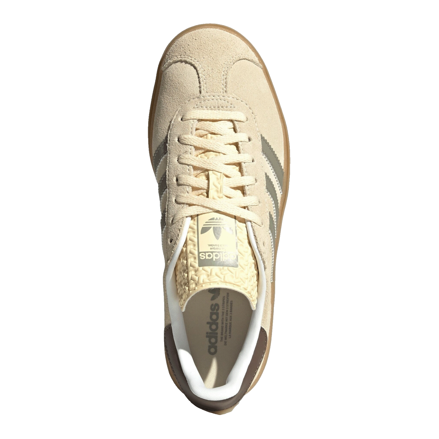 adidas Gazelle Bold Warm Vanilla Silver Pebble (W) Oben