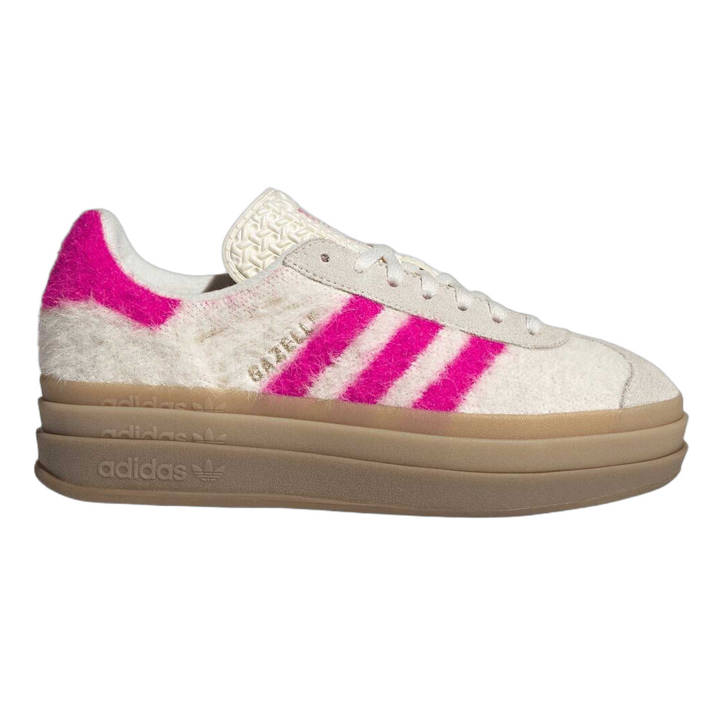 adidas Gazelle Bold White Shock Pink (W) JS3908
