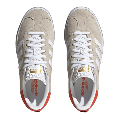 adidas Gazelle Bold Wonder Beige Collegiate Orange (W) Oben
