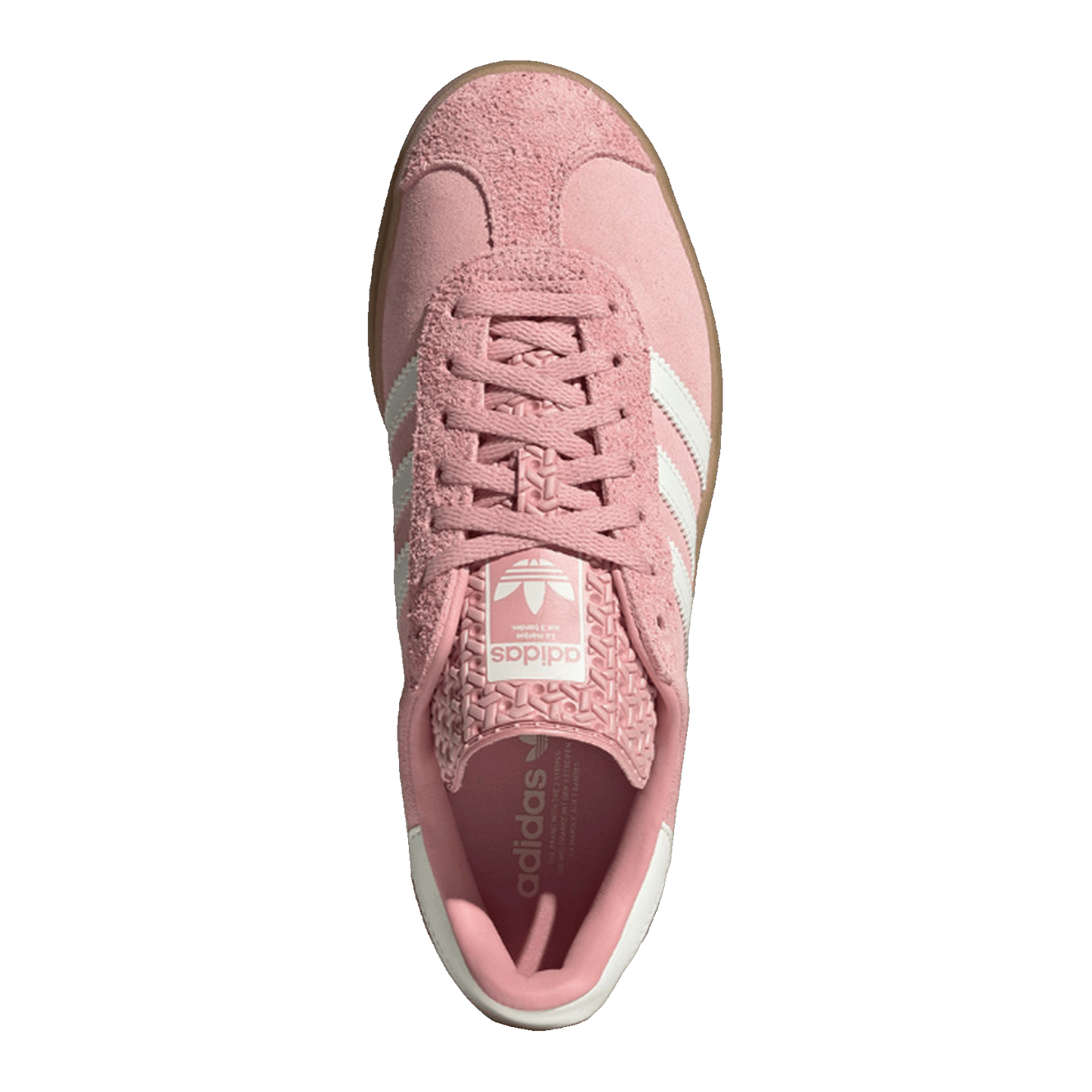 adidas Gazelle Bold Wonder Mauve Off White Gum (W) Oben JS3903