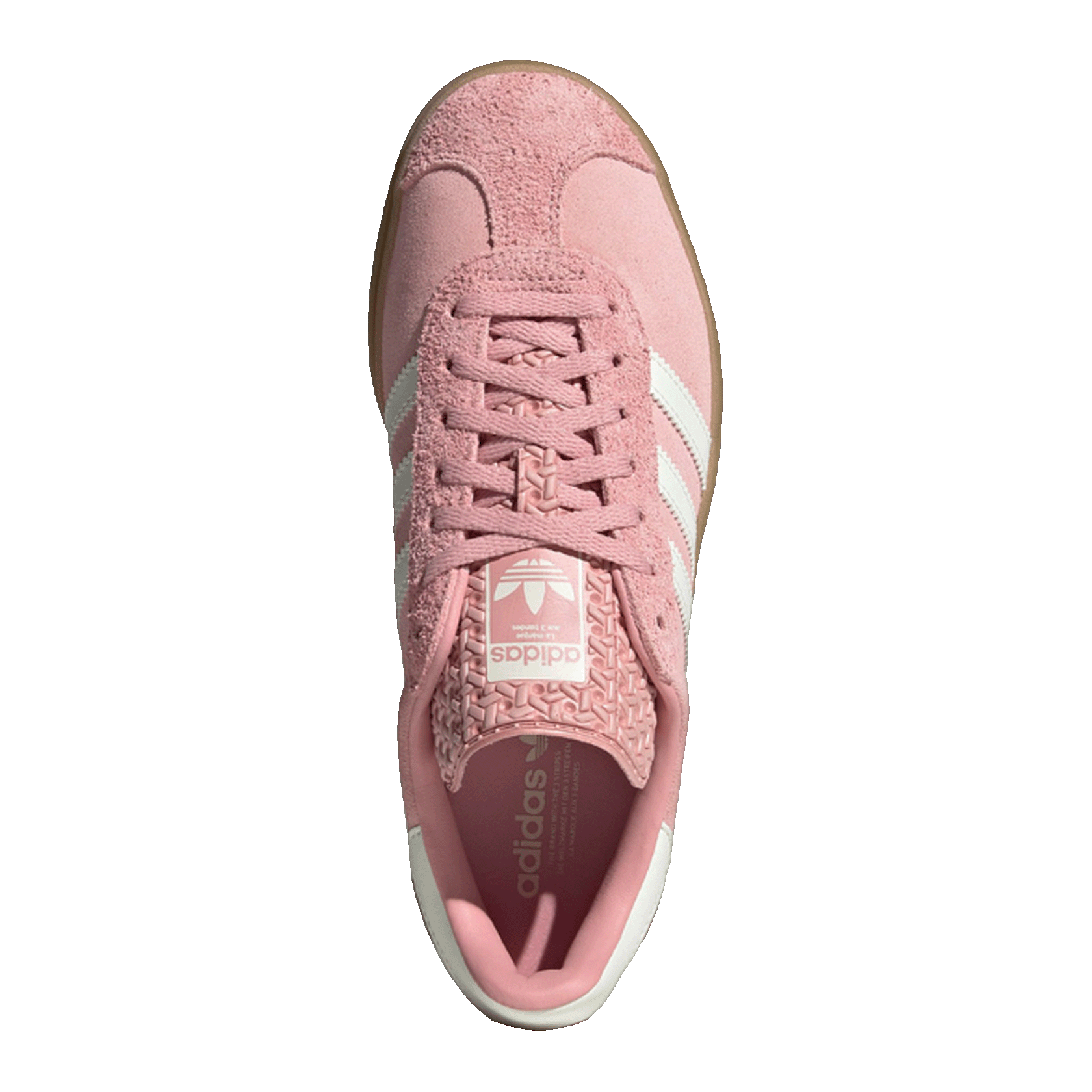 adidas Gazelle Bold Wonder Mauve Off White Gum (W) Oben JS3903