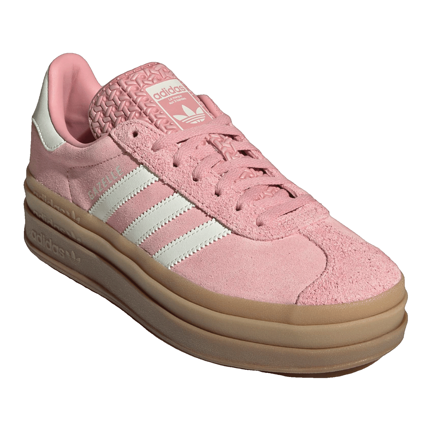 adidas Gazelle Bold Wonder Mauve Off White Gum (W) Side JS3903