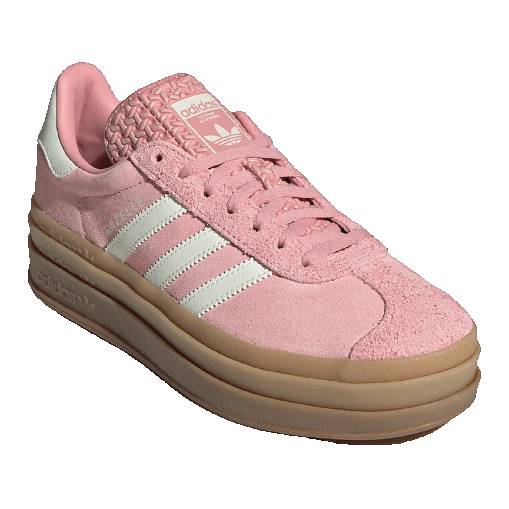 adidas Gazelle Bold Wonder Mauve Off White Gum (W) Side JS3903