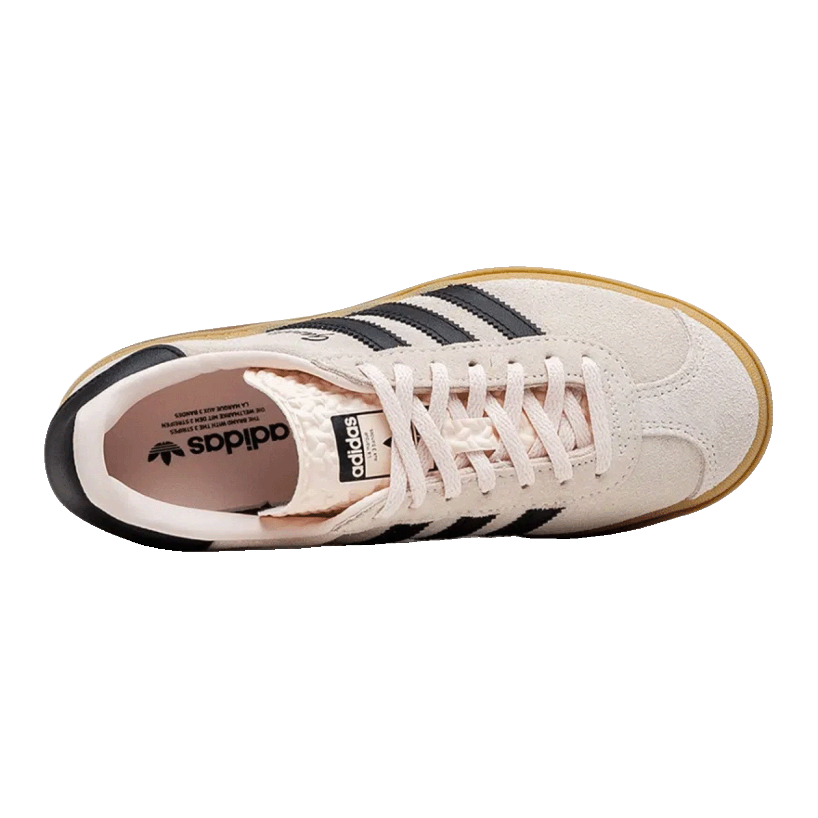 adidas Gazelle Bold Wonder Quartz Black Gum (W) Oben