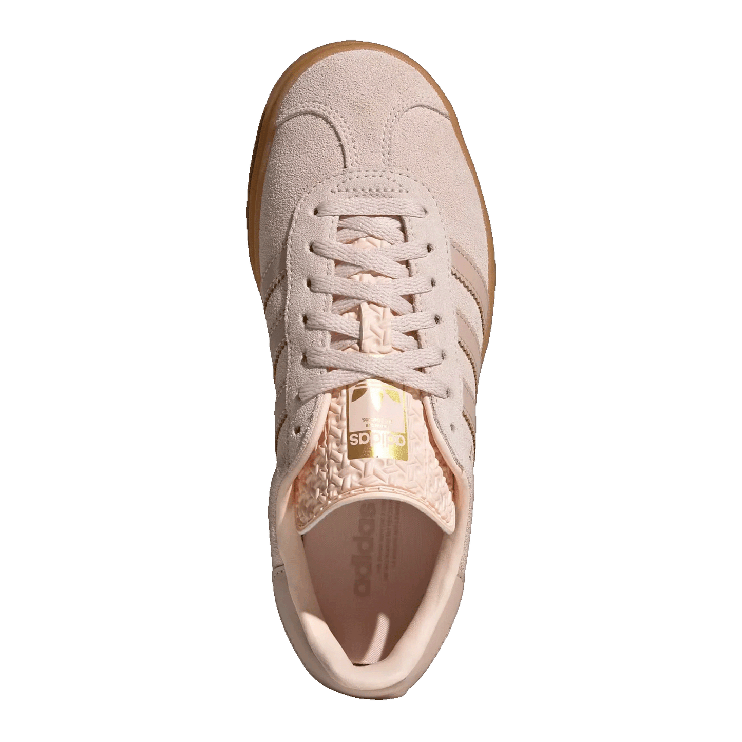 adidas Gazelle Bold Wonder Quartz Wonder Taupe Gum (GS) Oben JQ1296
