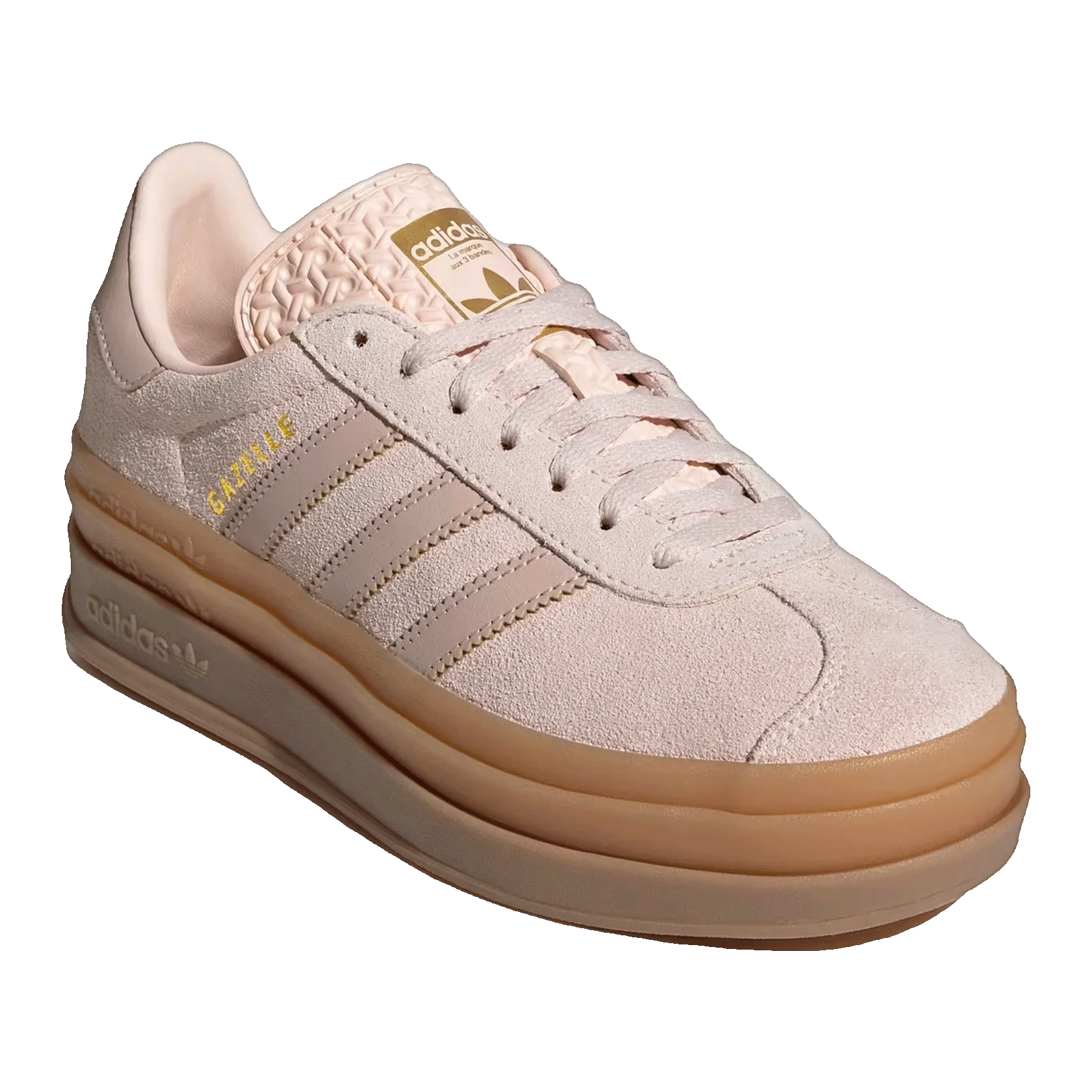 adidas Gazelle Bold Wonder Quartz Wonder Taupe Gum (GS) Side JQ1296