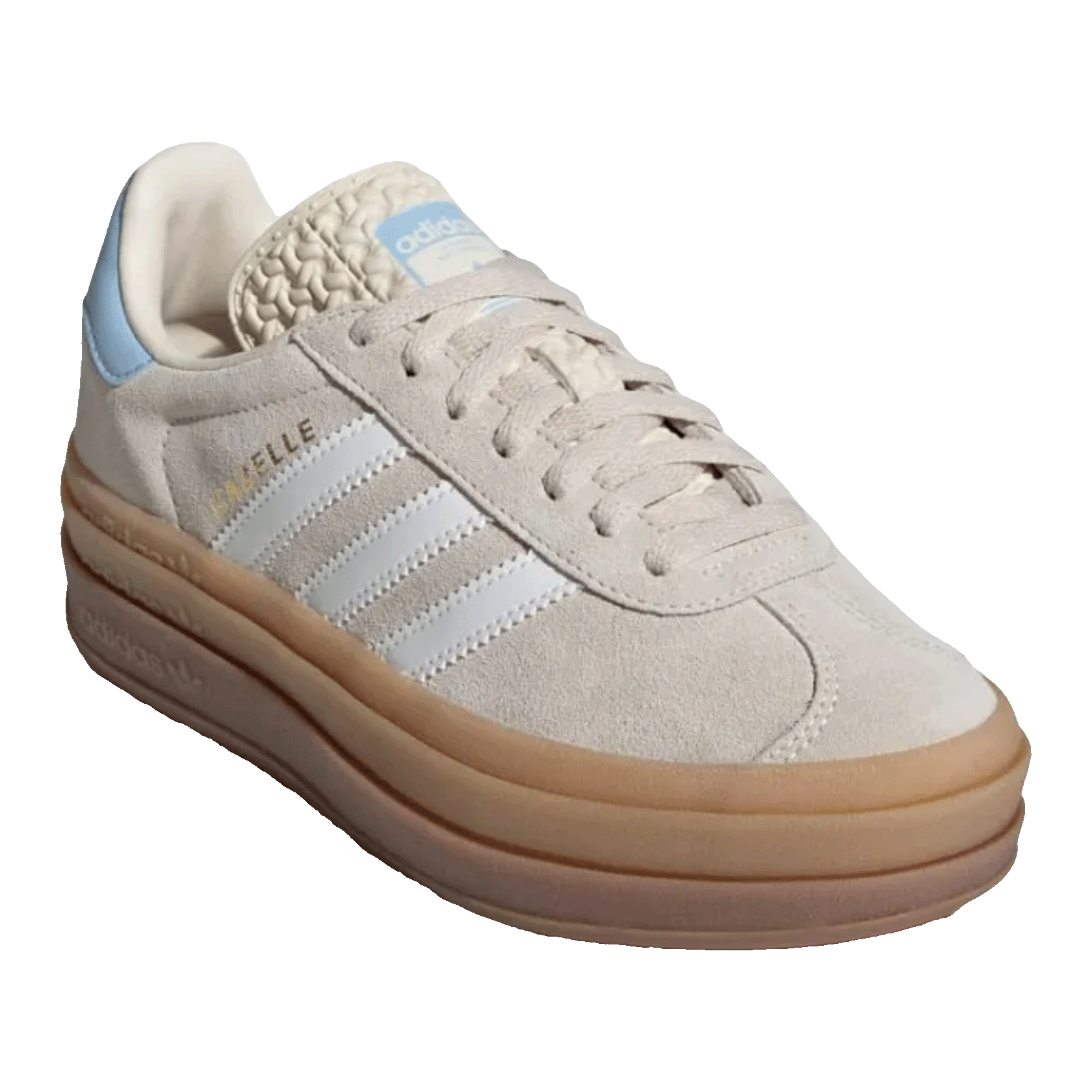 adidas Gazelle Bold Wonder White Clear Sky (Kids) Side