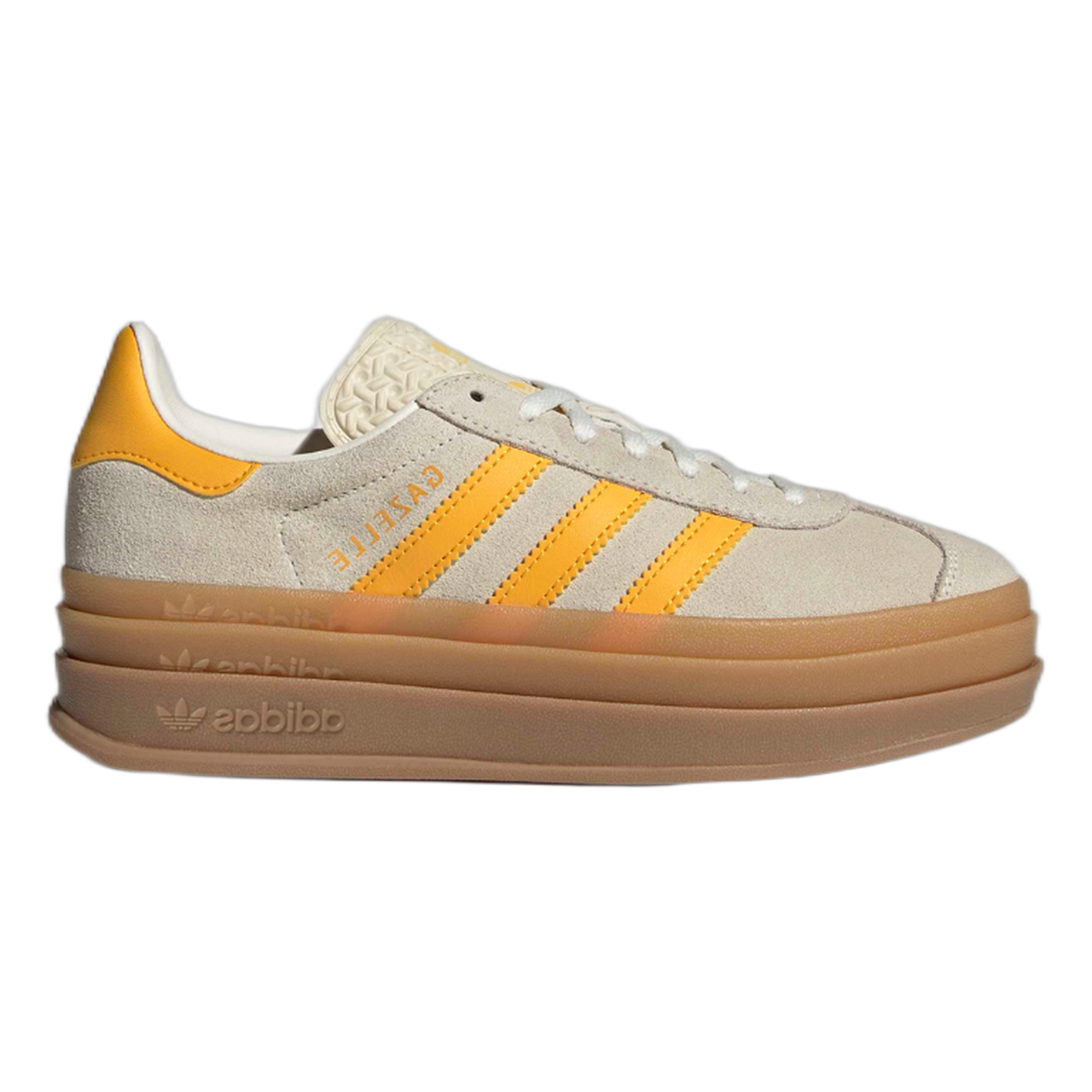 adidas Gazelle Bold Wonder White Crew Yellow (GS) IH6458