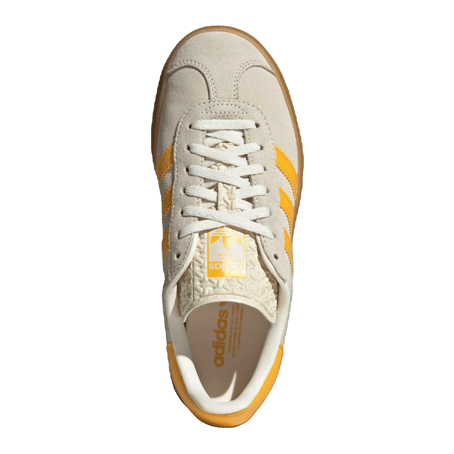 adidas Gazelle Bold Wonder White Crew Yellow (GS) Oben IH6458