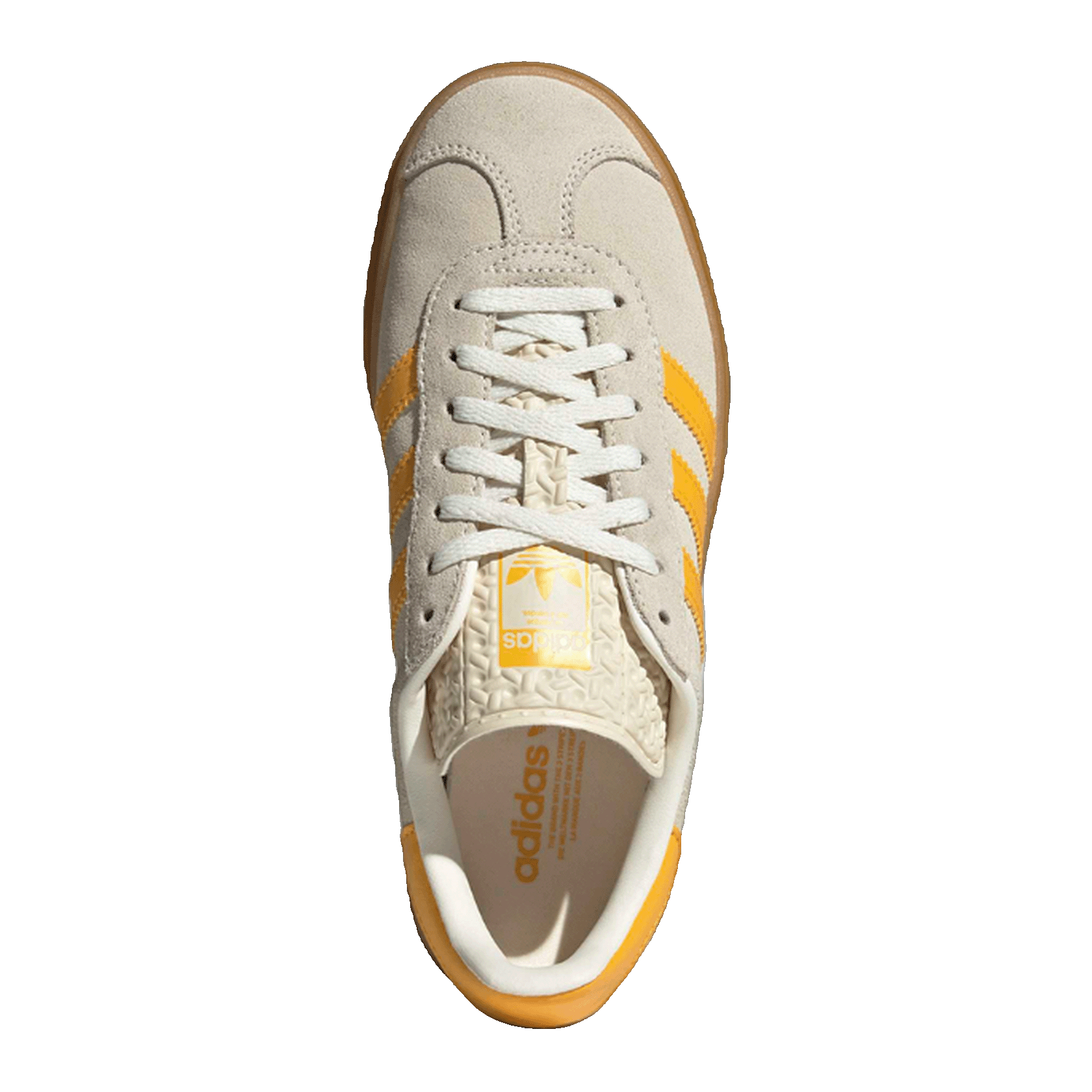 adidas Gazelle Bold Wonder White Crew Yellow (GS) Oben IH6458