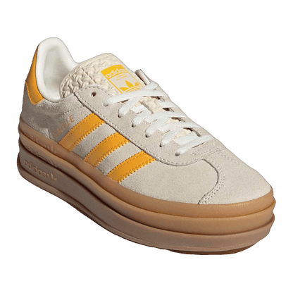 adidas Gazelle Bold Wonder White Crew Yellow (GS) Side IH6458