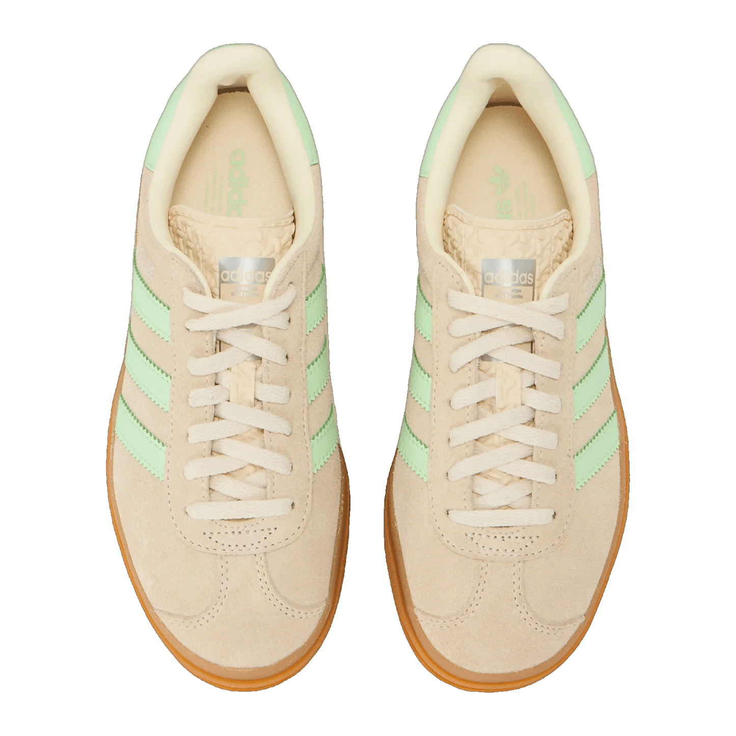 adidas Gazelle Bold Wonder White Semi Green Spark (GS) Oben JQ7410