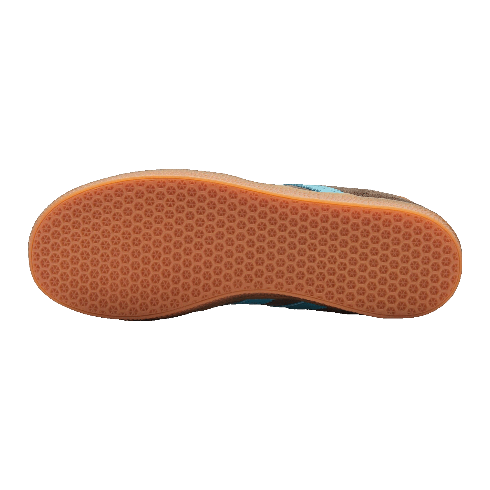 adidas Gazelle Brown Blue Glow Impact Orange (GS) Sohle
