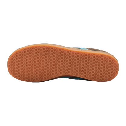 adidas Gazelle Brown Blue Glow Impact Orange (GS) Sohle