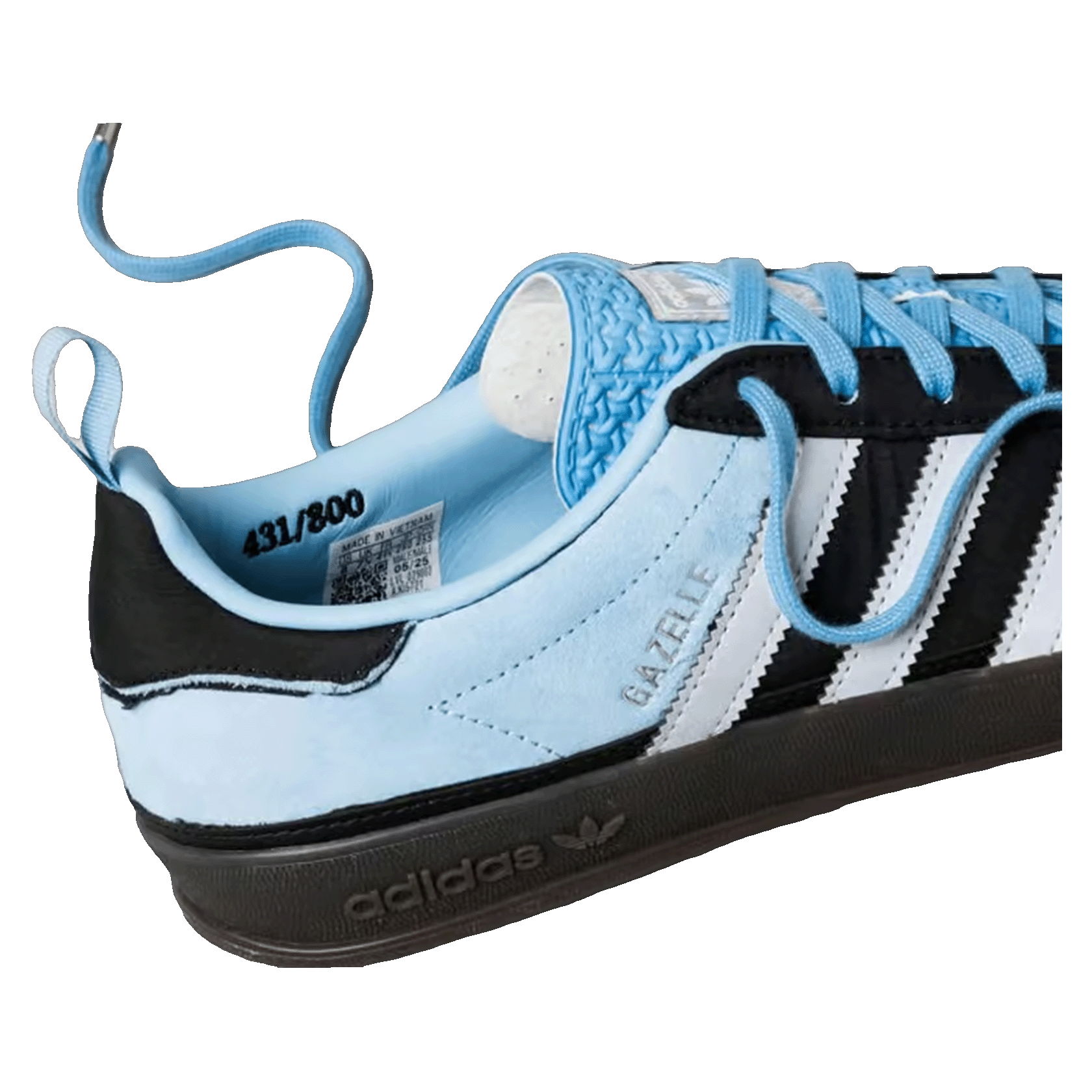 adidas Gazelle City Jeans Diamonds in the Rough Detail