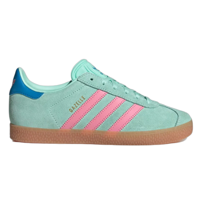 adidas Gazelle Clear Mint Bliss Pink Bright Blue (GS) JP7125