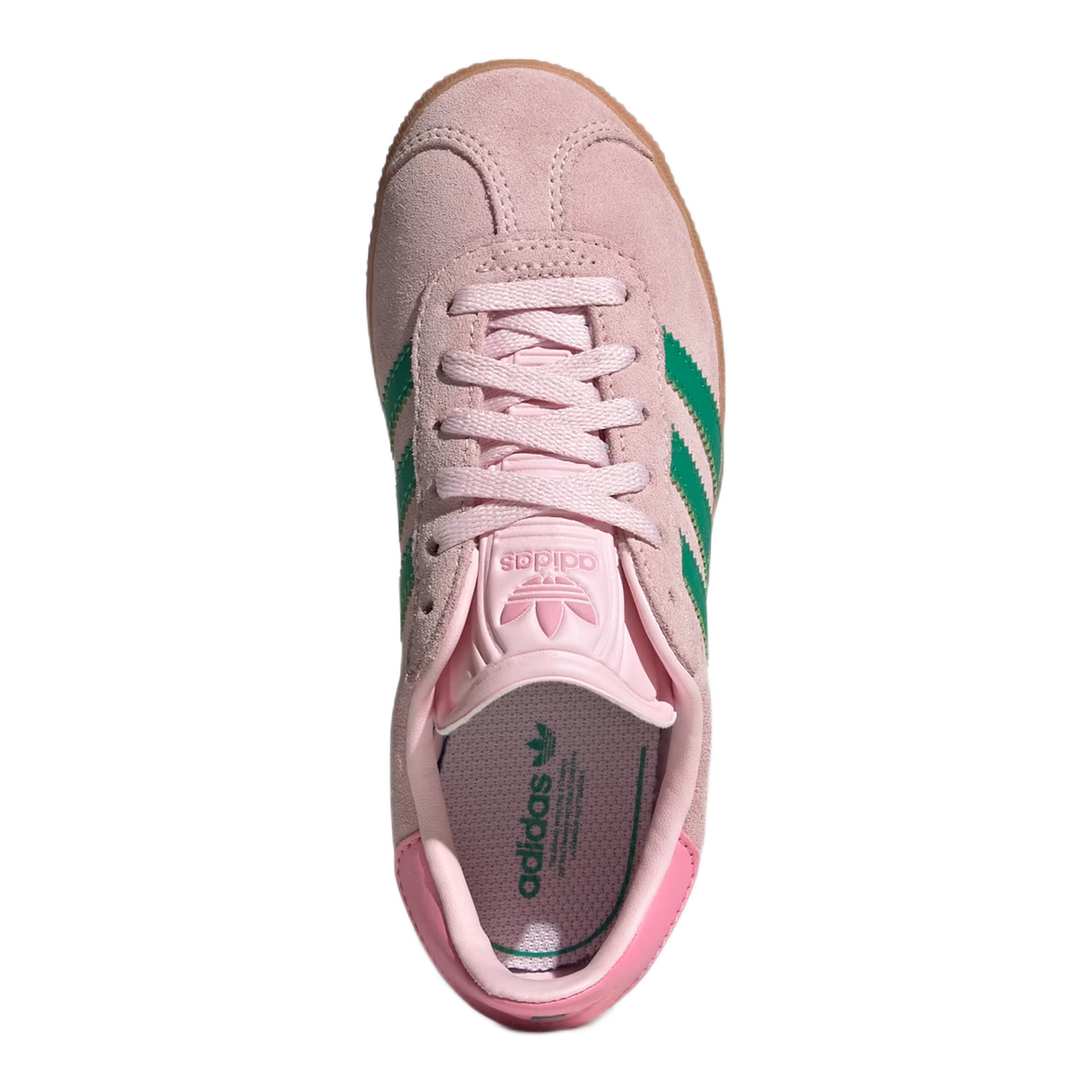 adidas Gazelle Clear Pink Court Green Bliss Pink (PS) Oben JP7133