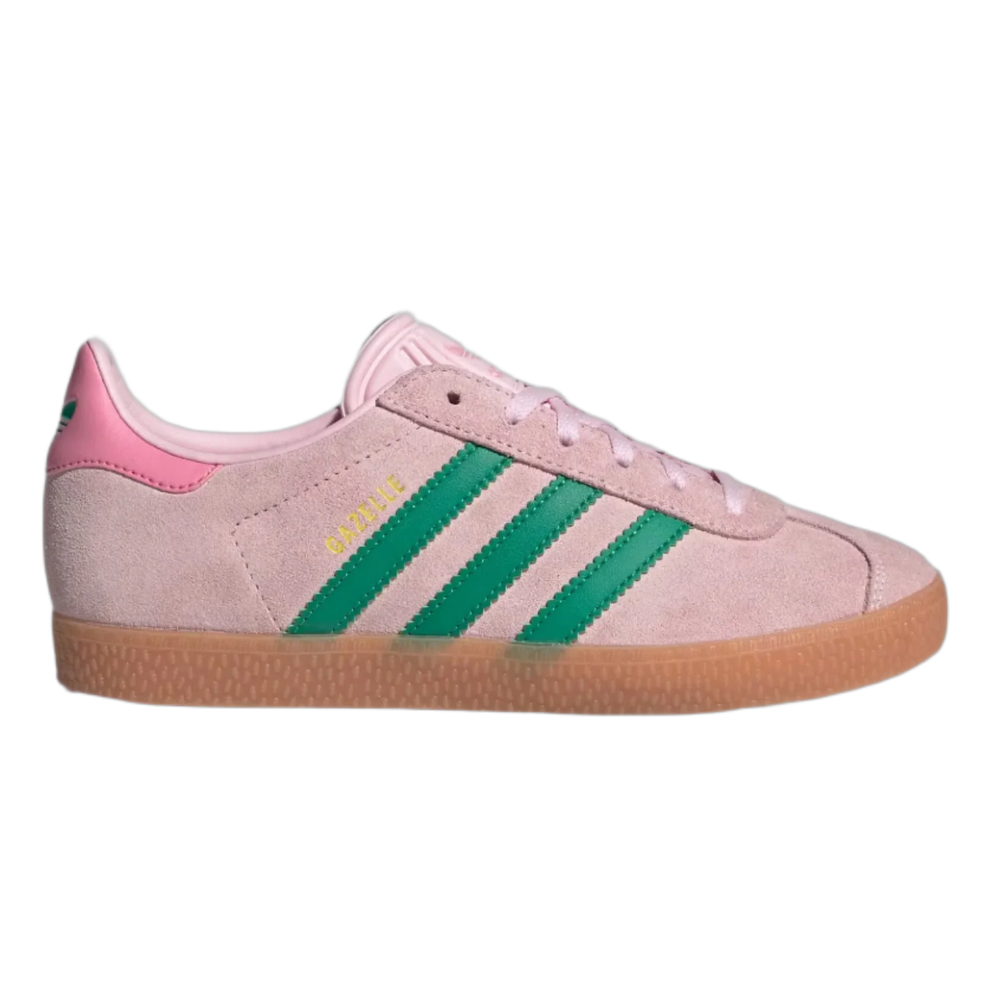 adidas Gazelle Clear Pink Court Green (GS) JP7128